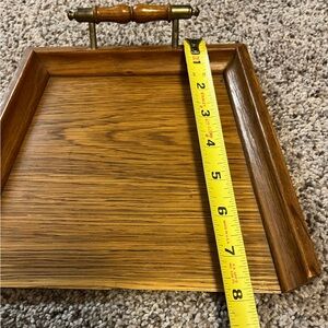 Antique Oak Edwardian 1901-10 Butler's Crumb Tray Made in England Rare Find